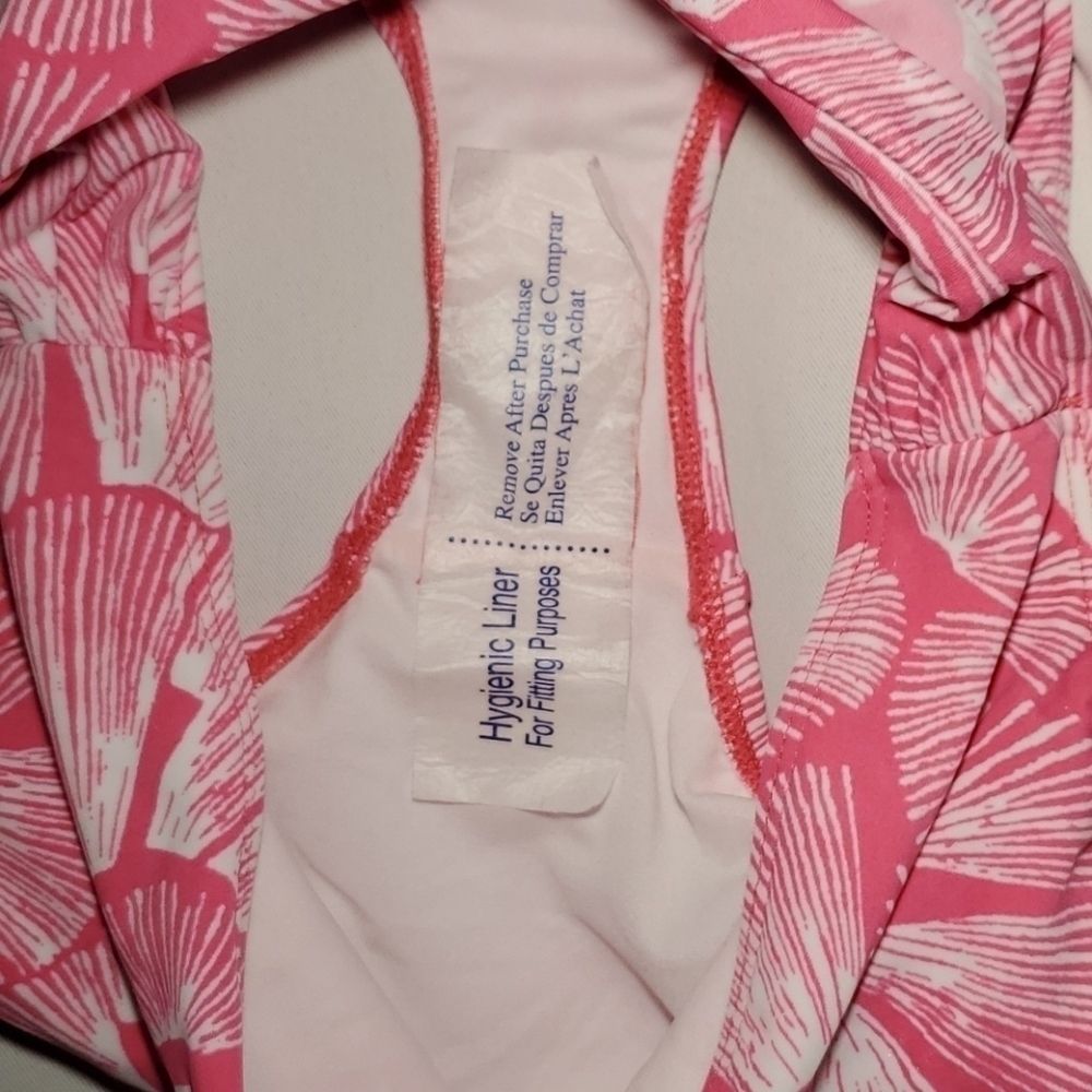 Leilani Bikini Size 6 Pink White Floral - Picture 10 of 10